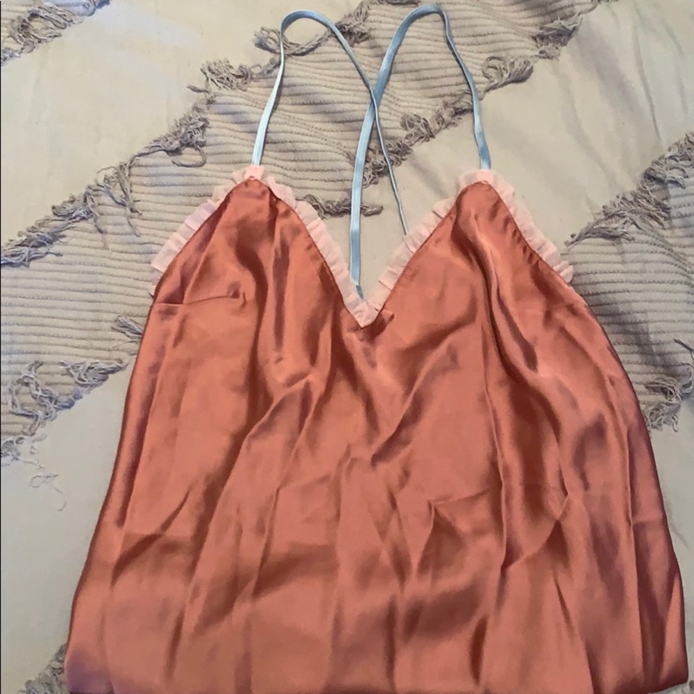 Lingerie silky shirt